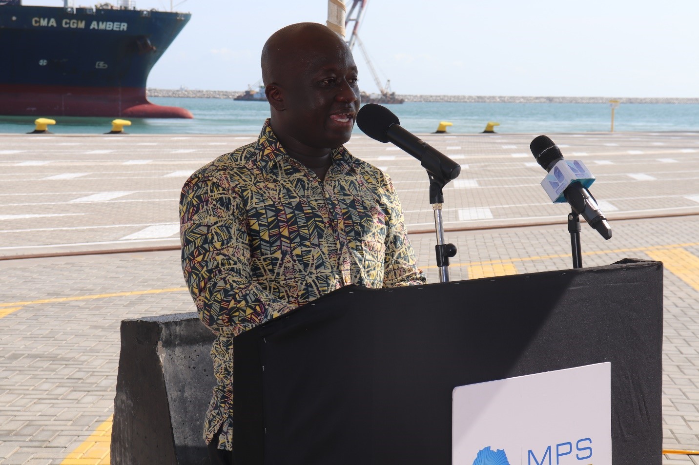 Deputy minister for transport commissions 4th deepest berth at the tema habour
