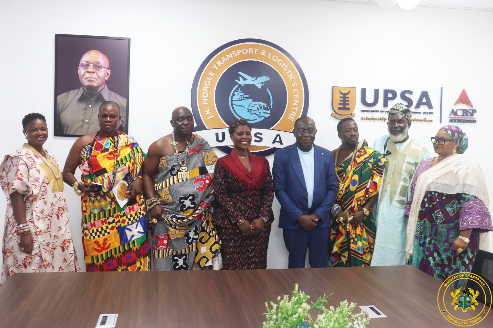 DEPUTY MINISTER FOR TRANSPORT INAUGURATES J.K. HORGLE TRANSPORT AND LOGISTICS CENTRE AT THE UPSA