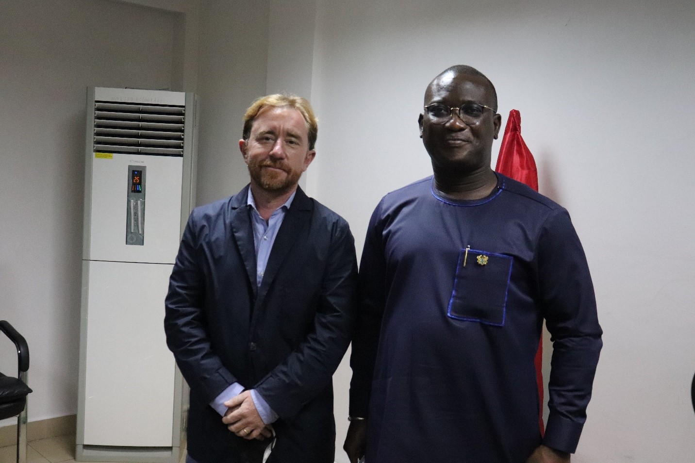 Glovoapp ghana limited pays courtesy call on the minister for transport