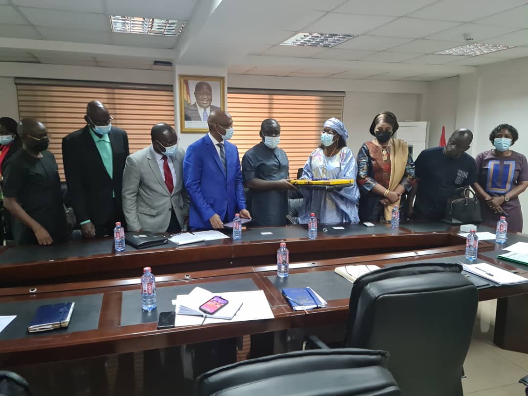 MINISTER OF TRANSPORT RECEIVES DELEGATION FROM MALI