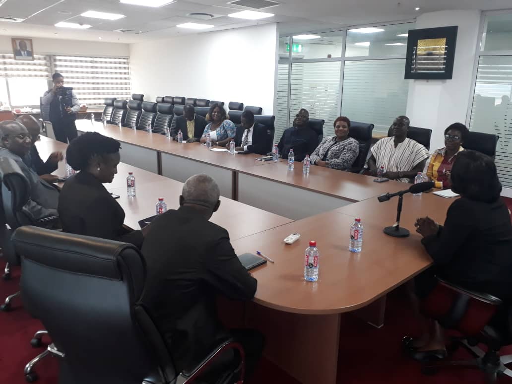 New Ag. Chief Director of Ministry of Transport  takes a familiarization  tour to GPHA on Monday, June 10, 2019.