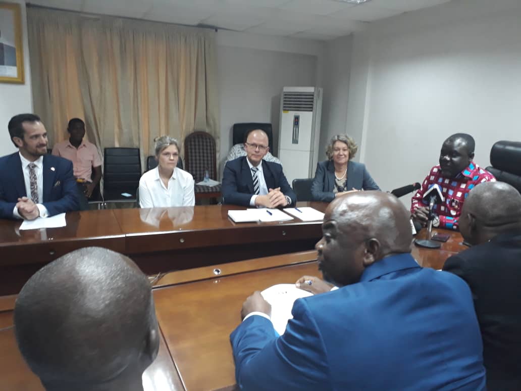 Signing of mou for strategic maritime sector cooperation between the danish maritime authority and the ghana maritime authority, in accra on monday, march 25, 2019.