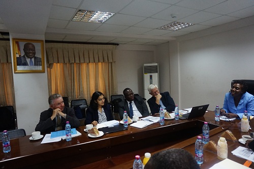 WORLD BANK OFFICIALS VISIT MINISTRY OF TRANSPORT