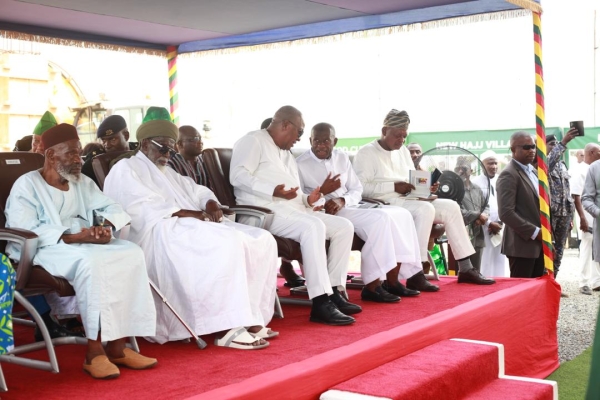 PRESIDEN MAHAMA LEADS GROUNDBREAKING OF PERMANENT HAJJ VILLAGE