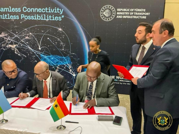 Hon. Joseph  Bukari Nikpe  was part of a   Closed-door meeting with other Transport Ministers and Transport Minister of Turkey