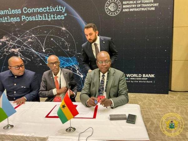 Hon. Joseph  Bukari Nikpe  was part of a   Closed-door meeting with other Transport Ministers and Transport Minister of Turkey