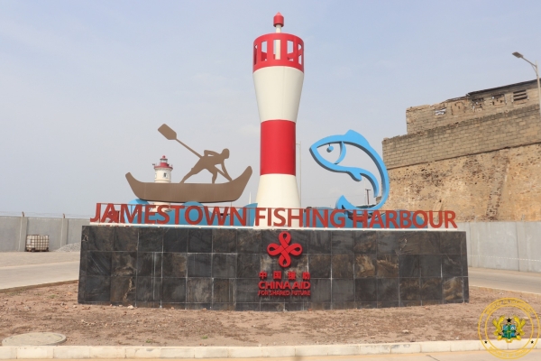 MINISTER INSPECTS DREDGING WORKS AT TEMA PORT, TOURS JAMESTOWN FISHING HARBOUR